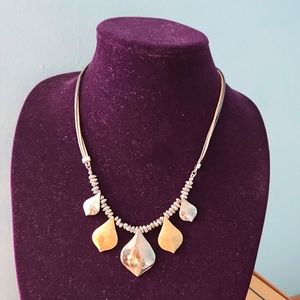 Chico's mixed metal necklace